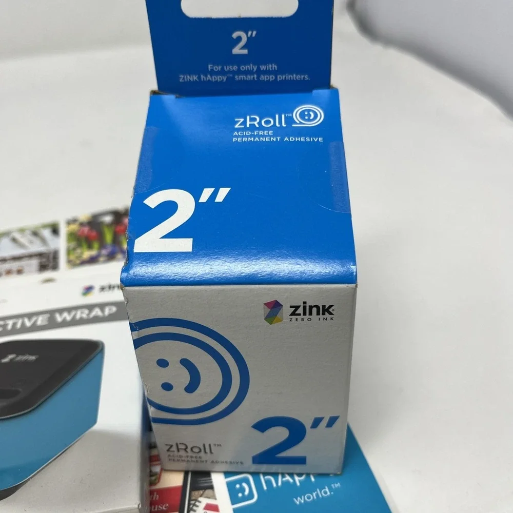 Wireless Zink Happy Smart App Printer Zero Ink Technology iPhone / Android NEW